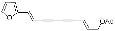 (4E,6E,12E)-十四碳三烯 -8,10-二炔-1,3-二乙酸酯