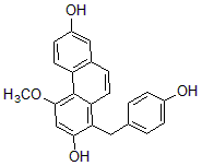 1-(4-羟苄基)-4-甲氧基菲-2,7-二醇